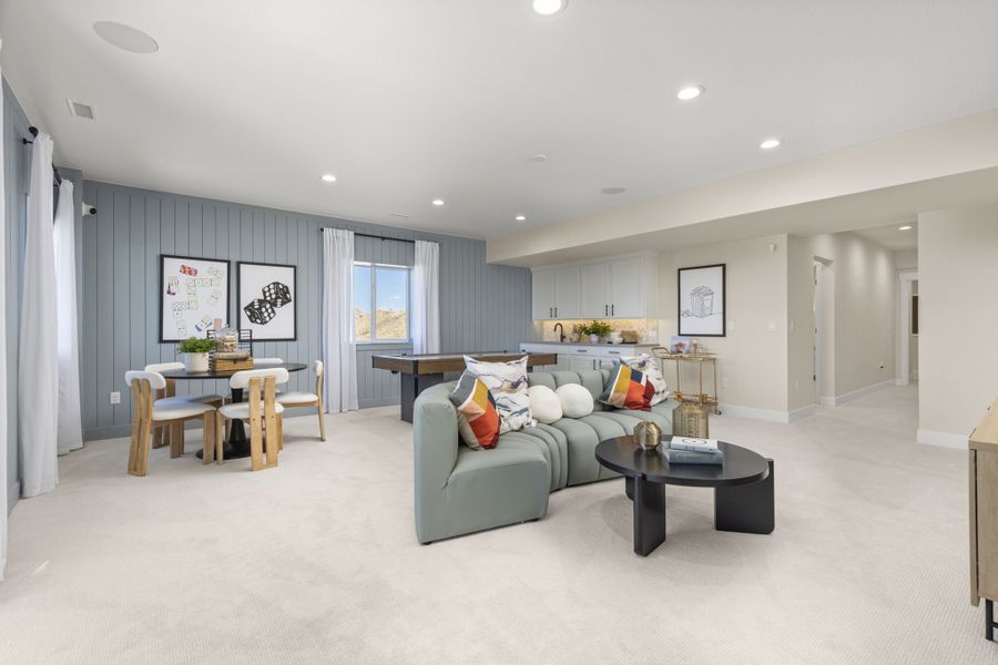 Plan C411 - American Legend Homes' Model in Sterling Ridge - Rec Room