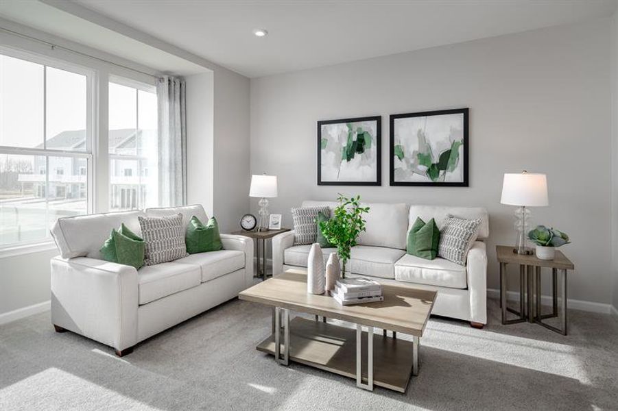 1 car garage included, with the option of a 2-car garage or an added rec room.​
