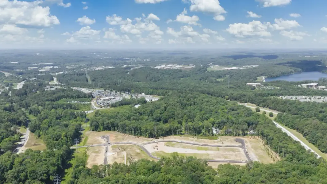 Site preparation and early development at Keithsburg Crossing in Canton, GA (Image 6).
