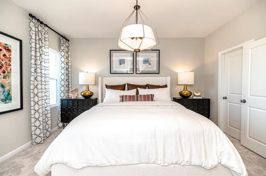 Furnished interior in a model home at Sandy Springs in Aberdeen (Image 5).