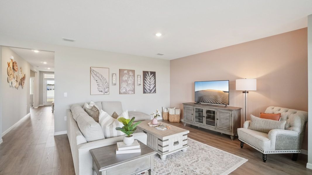 Furnished interior in a model home at Summit View in Dade City (Image 17).