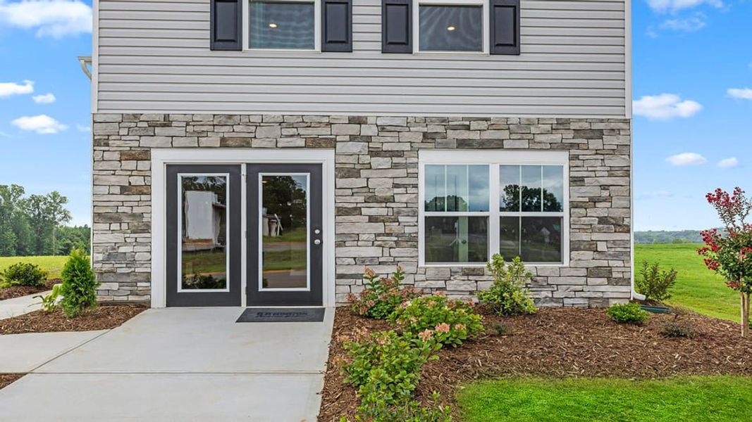 Front exterior of a home in the Baxter Village community, located in Boiling Springs, SC (Image 2).