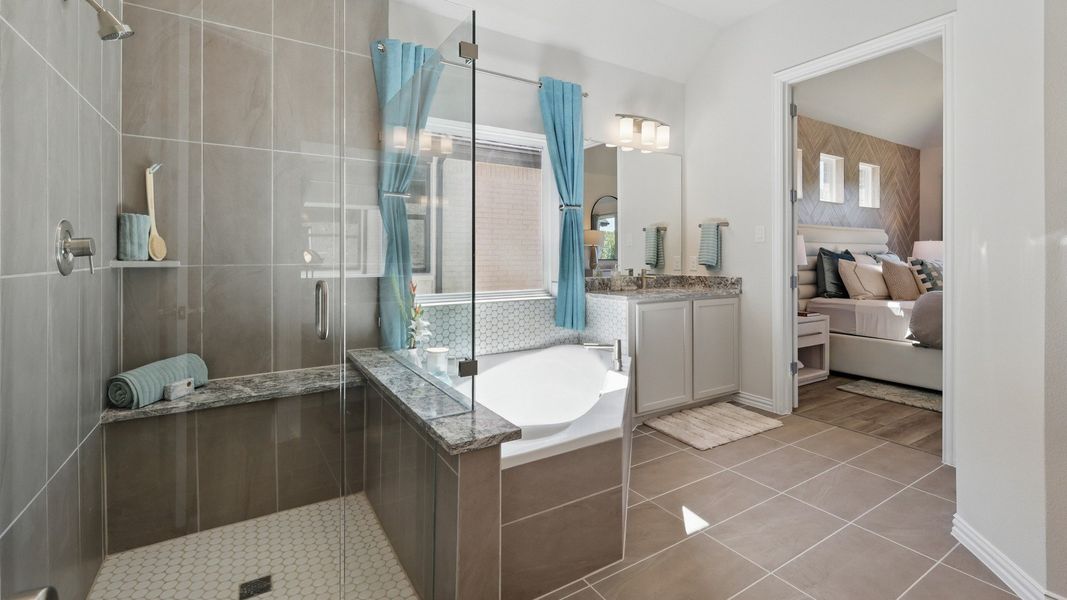 Furnished interior in a model home at Westside Preserve Premier in Midlothian (Image 21).