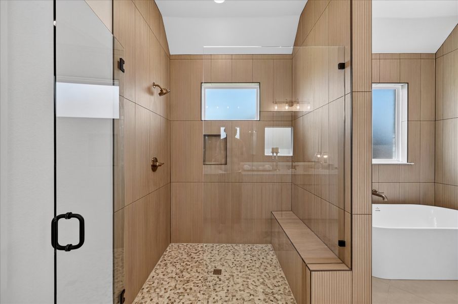 Furnished interior in a model home at Paloma Ranches in Justin (Image 30).