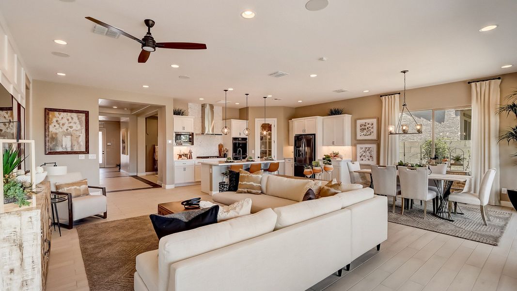 Furnished interior in a model home at Sycamore Farms in Surprise (Image 9).