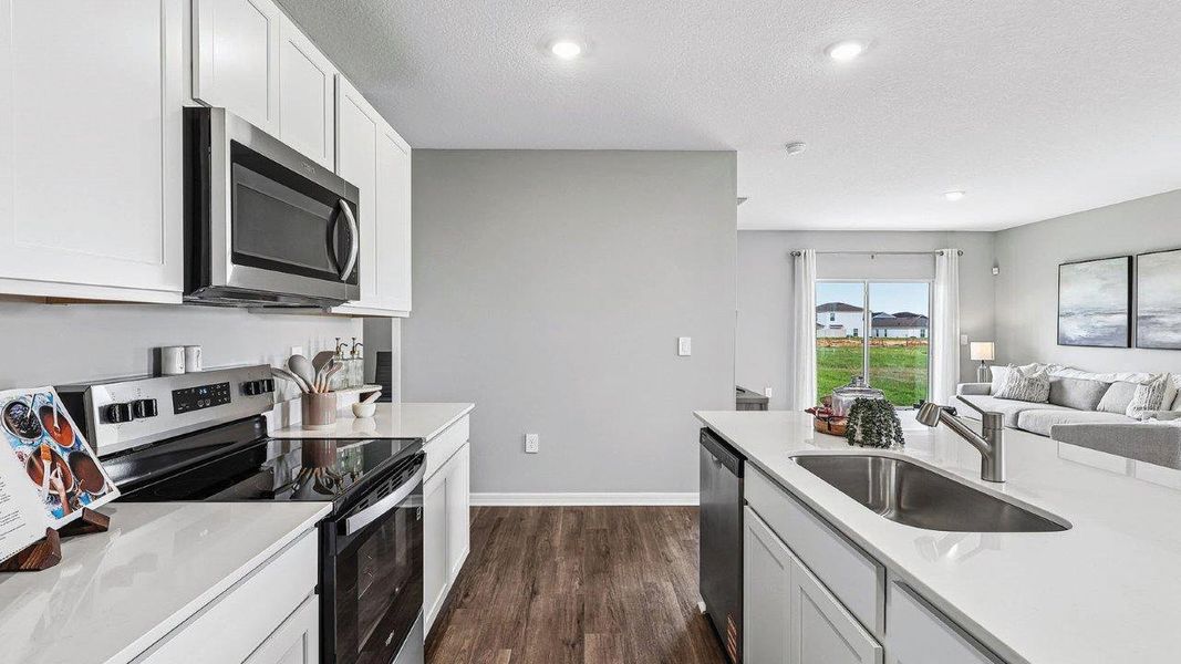 Furnished interior in a model home at Wynnstone in Davenport (Image 21).