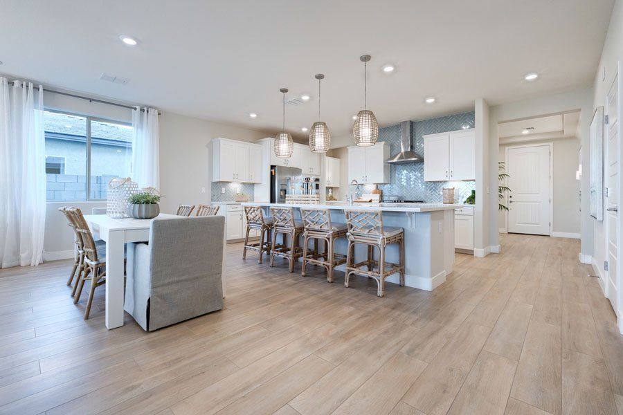 Furnished interior in a model home at Alora at Ironwing in Litchfield Park (Image 9).