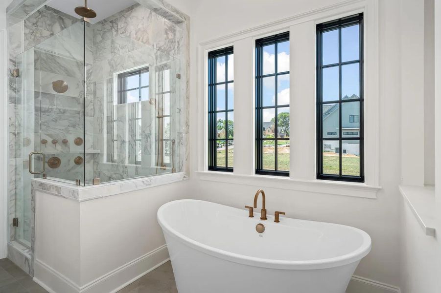 The Dresden H Primary Suite Bathroom