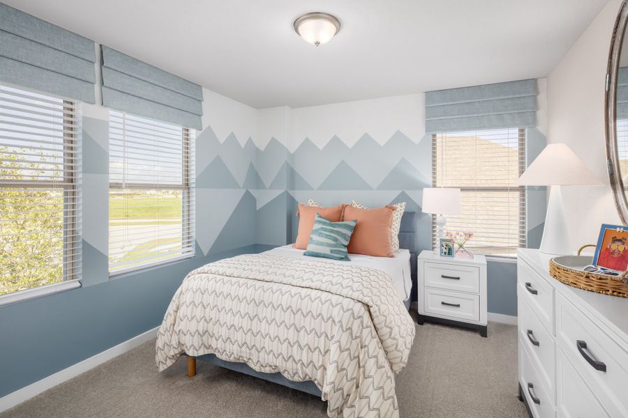 Furnished interior in a model home at Creekhaven in Rosharon (Image 20). Furnished interior in a model home at Creekhaven in Rosharon (Image 20).