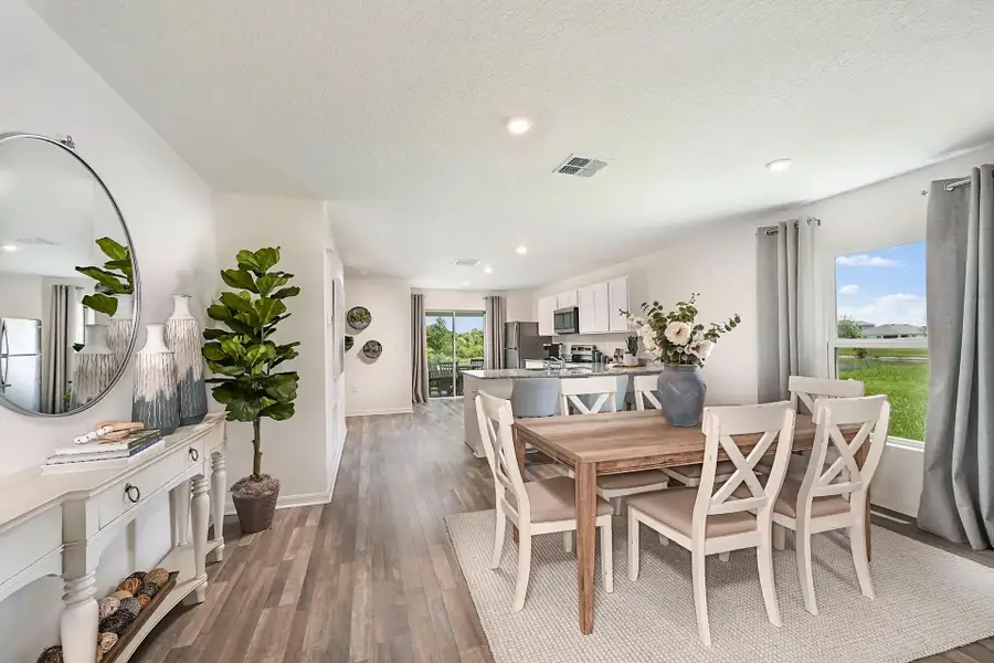 Furnished interior in a model home at The Reserve at Bradbury Creek in Haines City (Image 16).