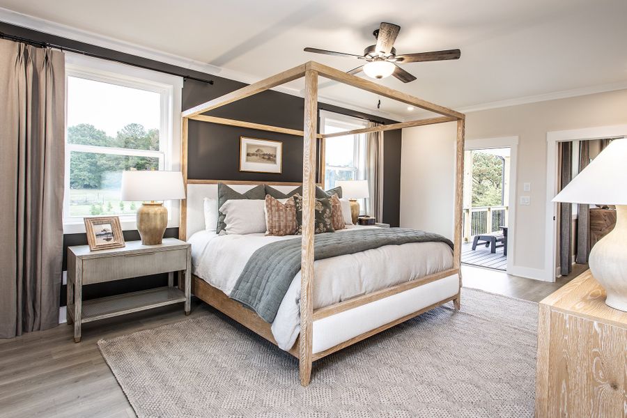 Furnished interior in a model home at The Paddocks at Doc Hughes in Buford (Image 11). Furnished interior in a model home at The Paddocks at Doc Hughes in Buford (Image 11).