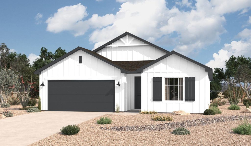 Front exterior of a home in the Summer Sky North community, located in El Paso, TX (Image 10).
