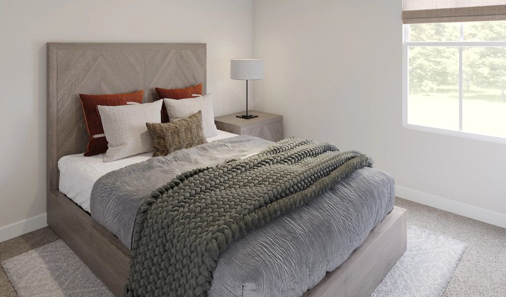 Furnished interior in a model home at Windward Village in Summerville (Image 13).