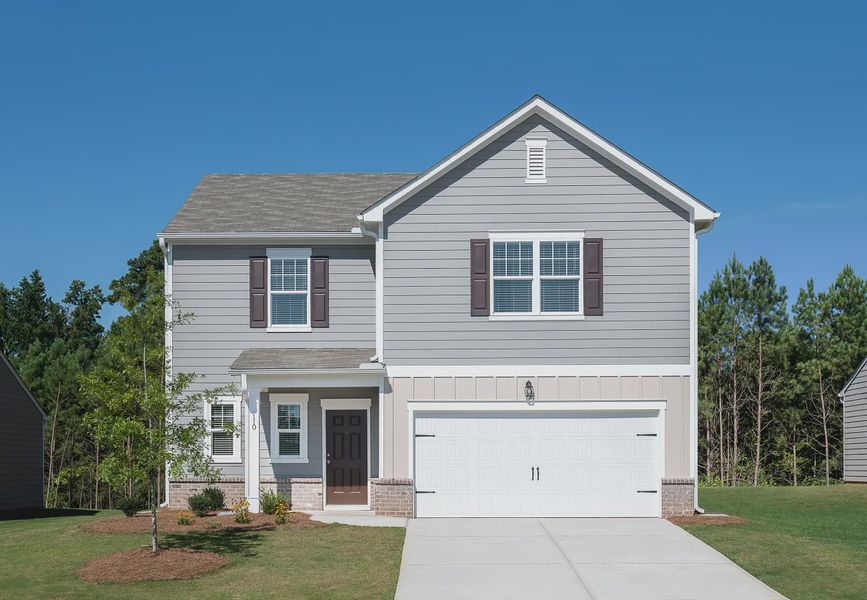 Front exterior of a home in the Cardinal Woods community, located in Nashville, NC (Image 3). Front exterior of a home in the Cardinal Woods community, located in Nashville, NC (Image 3).