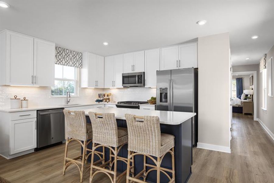 Enjoy a fresh, new kitchen that's ready for your best meals and no landlord rules