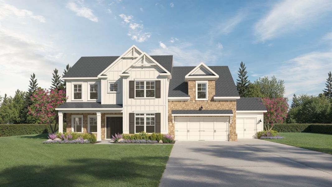 Front exterior of a home in the Walters Creek community, located in Douglasville, GA (Image 19). Front exterior of a home in the Walters Creek community, located in Douglasville, GA (Image 19).