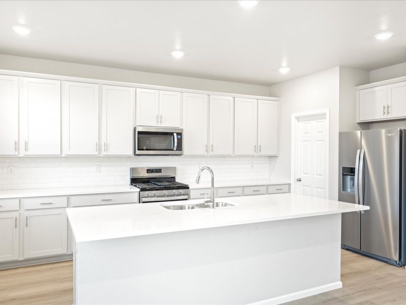 Kenosha floorplan interior image taken at Poudre heights, a Meritage Homes community in Windsor, CO.