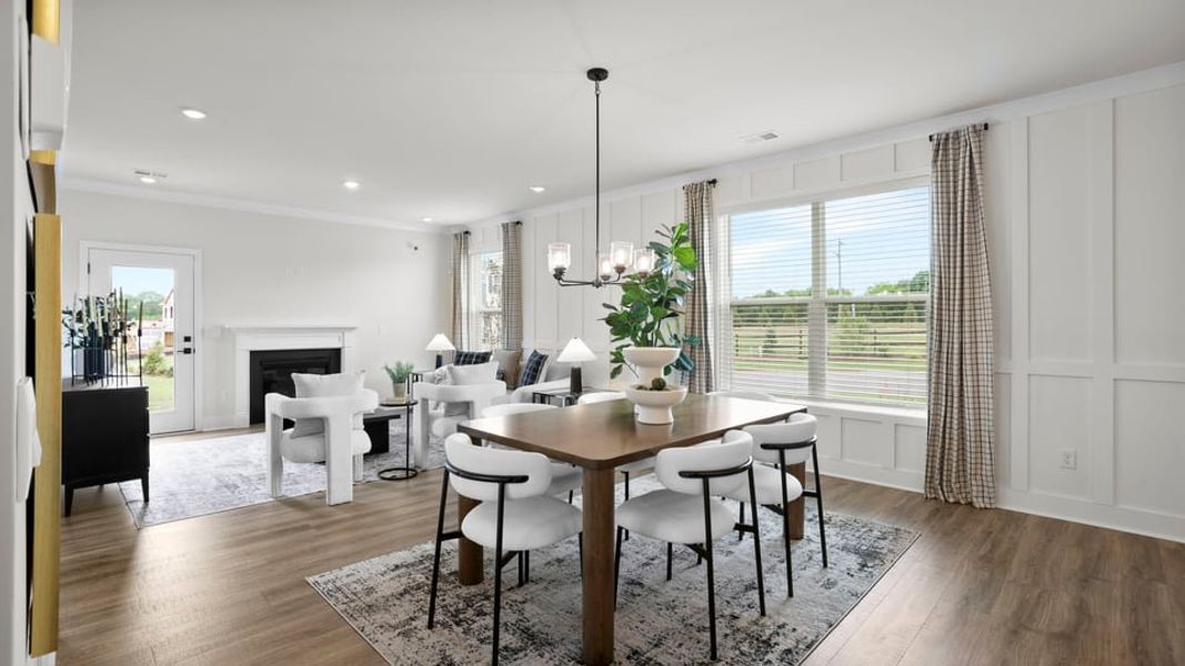 Furnished interior in a model home at Sycamore Cove in Woodruff (Image 50).