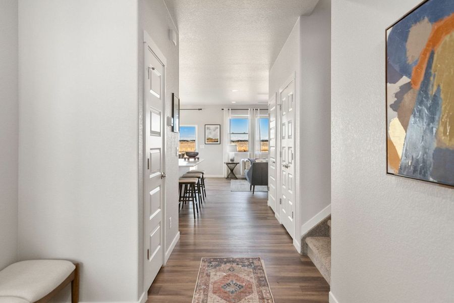 Furnished interior in a model home at Lochbuie Station – Jewel Collection in Lochbuie (Image 3).