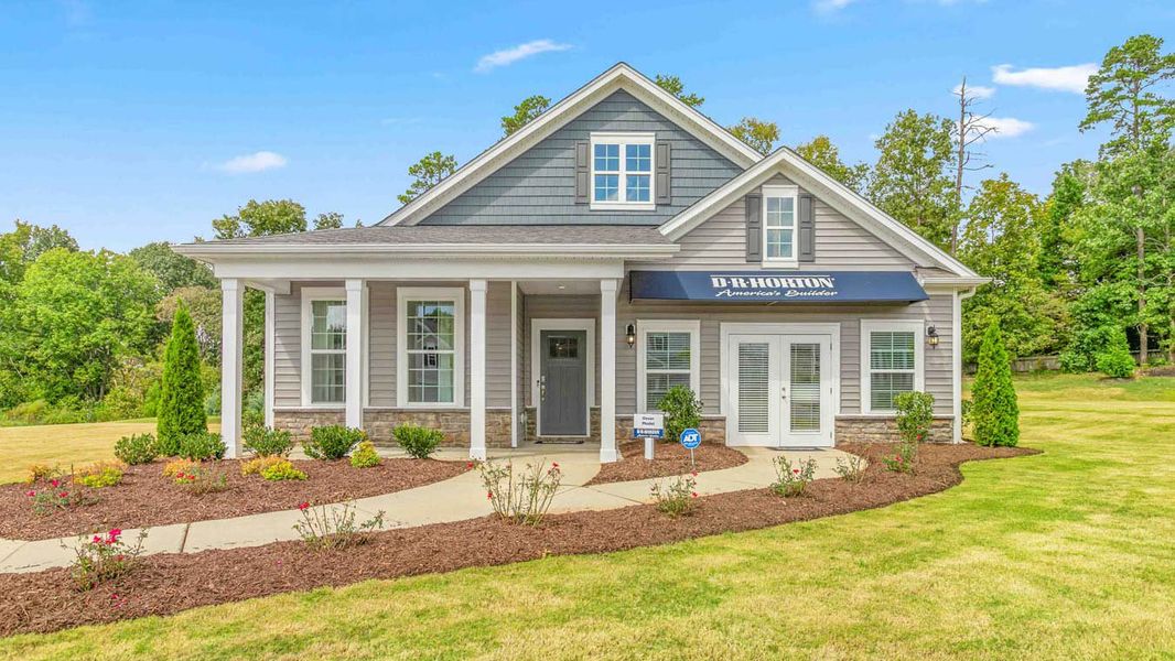 Front exterior of a home in the Quarry Hills - Freedom community, located in Swepsonville, NC (Image 1).