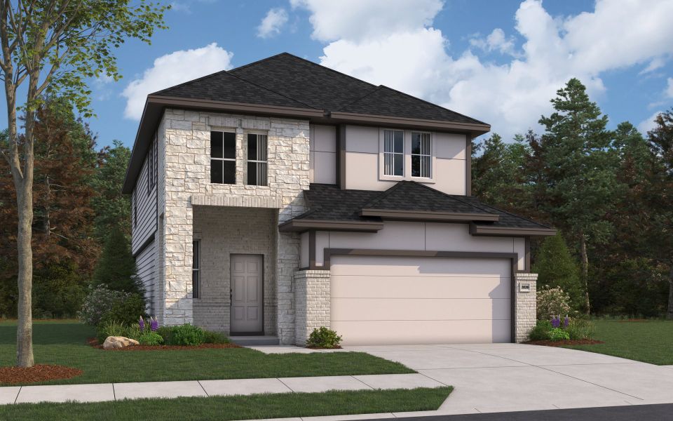 Rendering of floor plan. Colors and features may differ from shown representation.