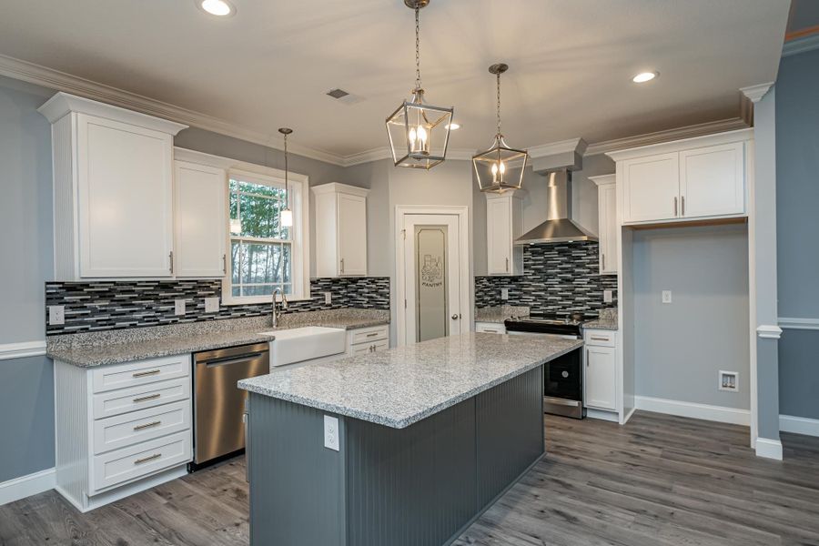 Furnished interior in a model home at Peyton Pointe in Inman (Image 4).