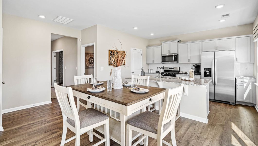 Furnished interior in a model home at Chestnut Ridge in Greenville (Image 13).