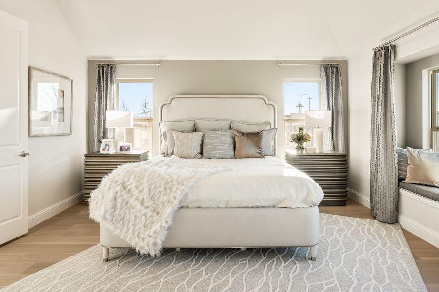Primary Bedroom. Bloomfield Homes - New Homes in Dallas Fort Worth, Texas