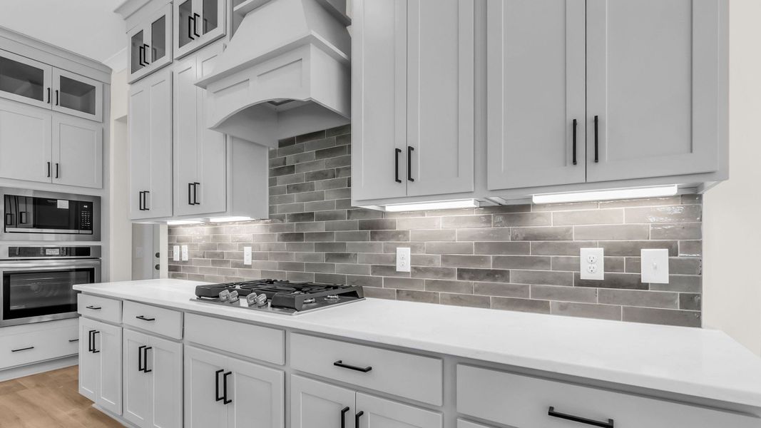 Furnished interior in a model home at Brush Creek in Fairview (Image 22).