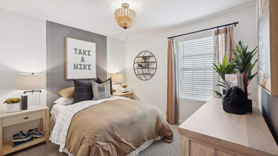 Furnished interior in a model home at Remington in Buckeye (Image 40).