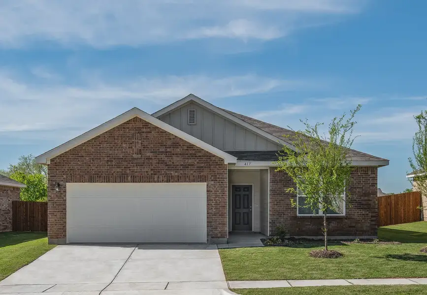 Front exterior of a home in the Ranch at Duck Creek community, located in Fort Worth, TX (Image 7).