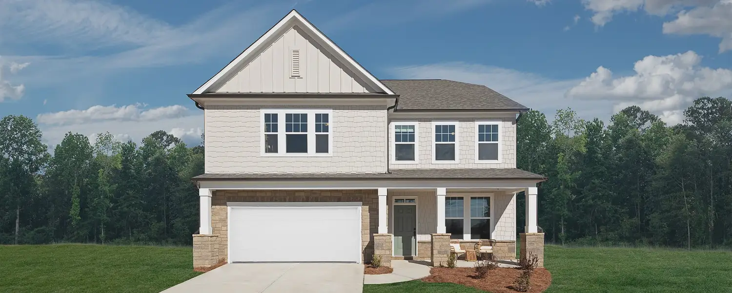 Front exterior of a home in the The Estates at Casteel community, located in Bethlehem, GA (Image 3).