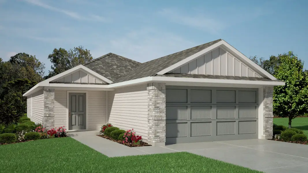 Front exterior of a home in the Pari Estates community, located in Lubbock, TX (Image 1). Front exterior of a home in the Pari Estates community, located in Lubbock, TX (Image 1).
