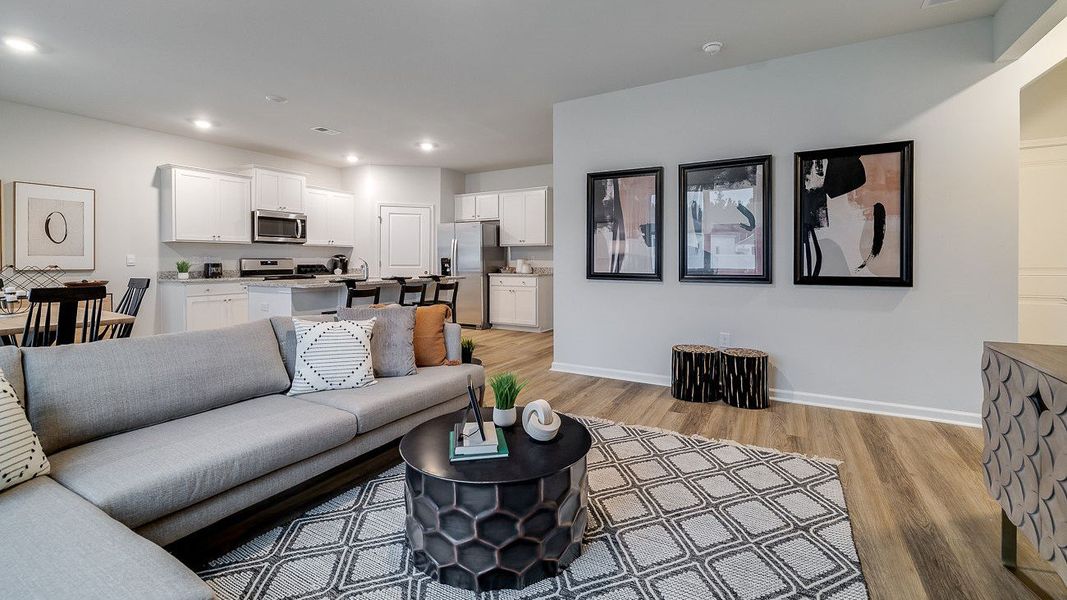 Furnished interior in a model home at Fairhaven in Statesboro (Image 5).