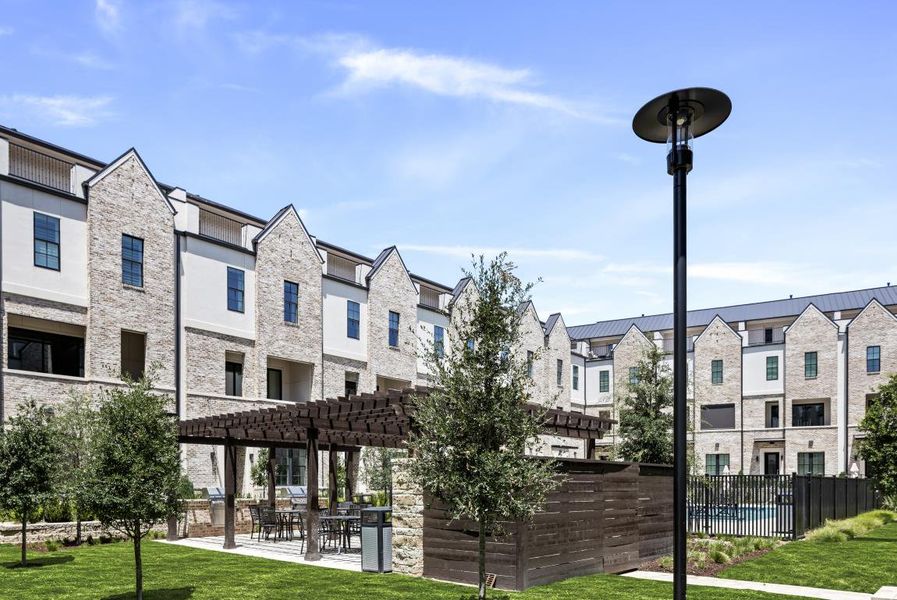 Front exterior of a home in the Las Colinas Station community, located in Irving, TX (Image 9). Front exterior of a home in the Las Colinas Station community, located in Irving, TX (Image 9).