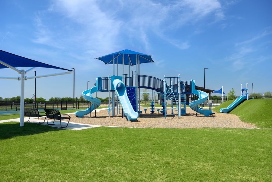 Kids will love playing at the playground.