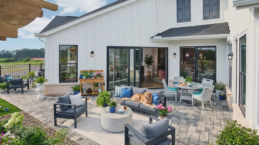 Exterior details of a home in The Courtyards at Post Road, Cumming (Image 2).