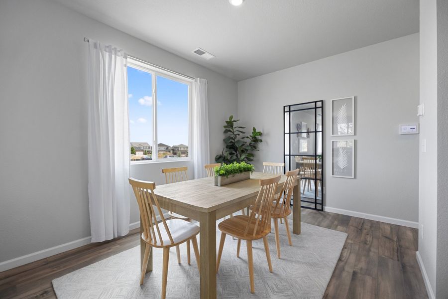Furnished interior in a model home at Pintail Commons at Johnstown Village in Johnstown (Image 9). Furnished interior in a model home at Pintail Commons at Johnstown Village in Johnstown (Image 9).