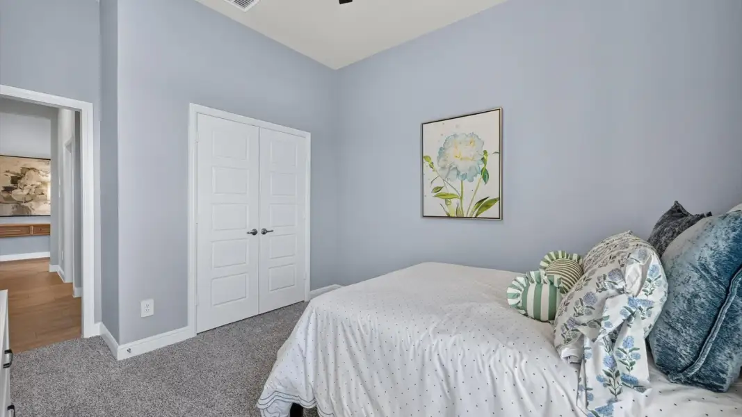 Furnished interior in a model home at Wildflower Ranch in Justin (Image 37).