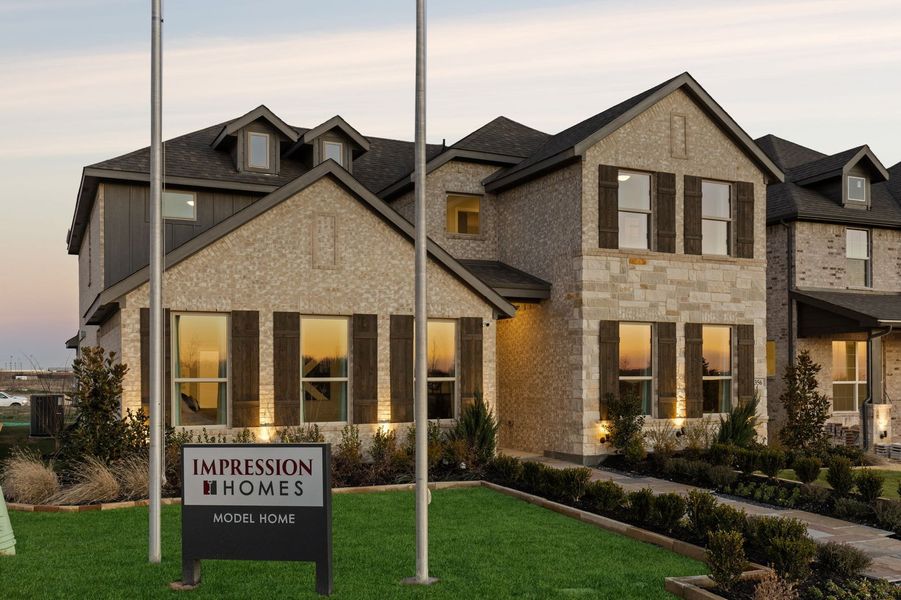 Front exterior of a home in the Redden Farms community, located in Midlothian, TX (Image 4). Front exterior of a home in the Redden Farms community, located in Midlothian, TX (Image 4).