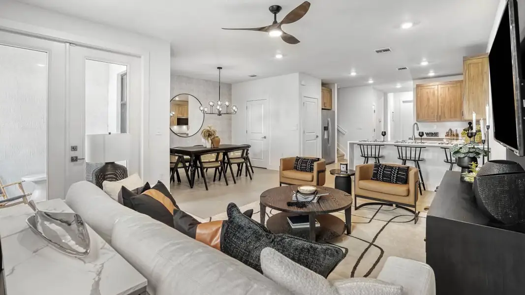 Furnished interior in a model home at Vineyards in Davie (Image 4).