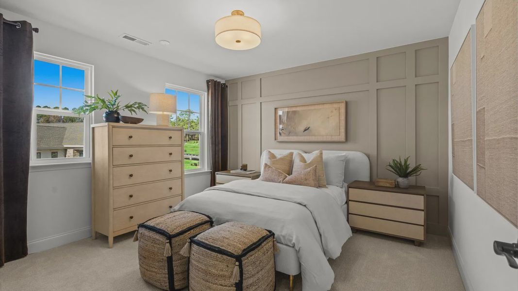 Furnished interior in a model home at Jasper Landing in Four Oaks (Image 39).