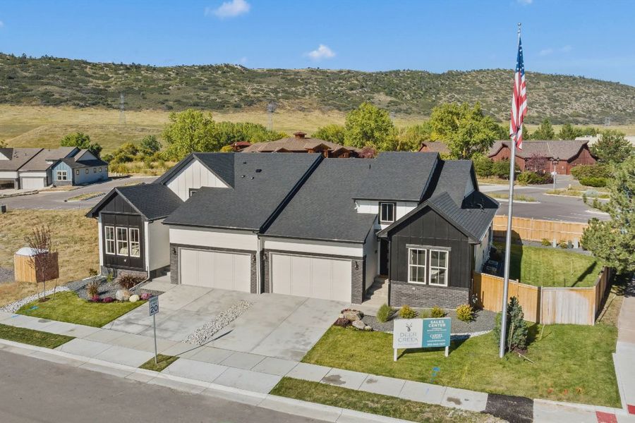Front exterior of a home in the Deer Creek community, located in Littleton, CO (Image 3).