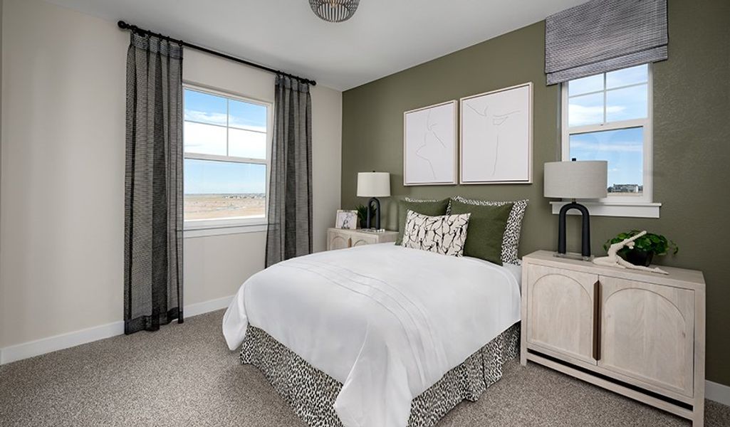 Furnished interior in a model home at Skyline at Parkvale in Littleton (Image 25). Furnished interior in a model home at Skyline at Parkvale in Littleton (Image 25).