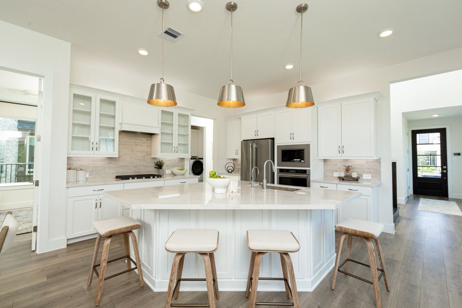 Furnished interior in a model home at Bridgeland: Bridgeland 40' Homesites in Cypress (Image 6). Furnished interior in a model home at Bridgeland: Bridgeland 40' Homesites in Cypress (Image 6).