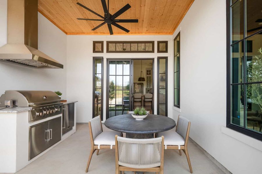 Exterior details of a home in The Villas at Lakeside, Flower Mound (Image 3).