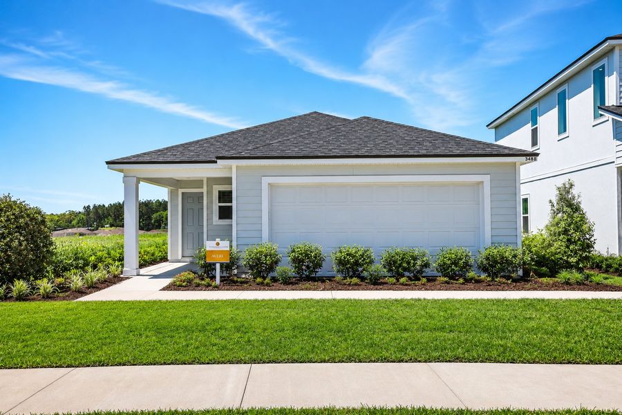 Front exterior of a home in the Amberly community, located in Green Cove Springs, FL (Image 18). Front exterior of a home in the Amberly community, located in Green Cove Springs, FL (Image 18).