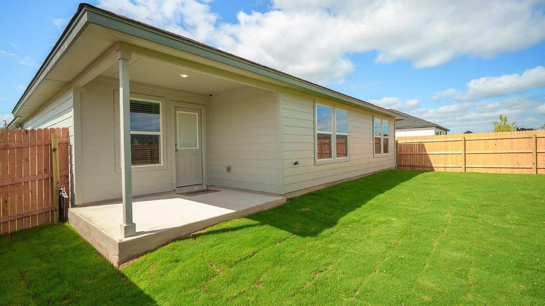 Exterior details of a home in Mesa Ridge, Temple (Image 4).