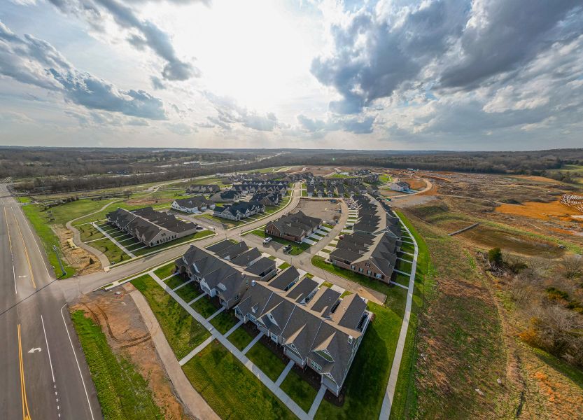 Aerial view of the The Preserve at Belle Pointe community in Lebanon, TN, showing layout and nearby surroundings (Image 15).