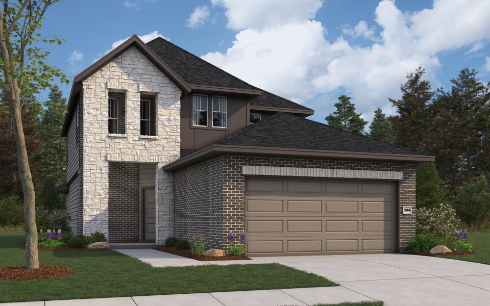 Rendering of floor plan. Colors and features may differ from shown representation.